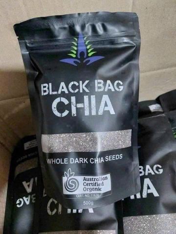 Hạt Chia Đen 500g - Dinh Dưỡng Tốt Cho Sức Khỏe, Thực Phẩm Chức Năng Tự Nhiên, Hạt Giàu Omega 3 và Chất Xơ