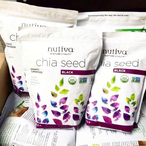 Hạt Chia Dinh Dưỡng Giàu Omega3 Canxi Nutiva Organic 907g – Bổ dưỡng, Tốt tim mạch