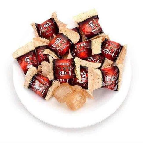 Kẹo Sâm Không Đường Red Ginseng HQ 500g - Bổ Dưỡng, Giảm Mệt Mỏi, Sản Phẩm Sức Khỏe Tuyệt Vời