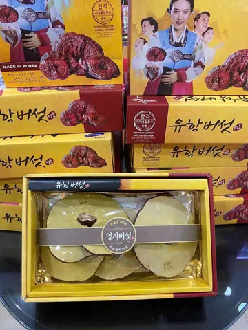 Nấm Linh Chi Cô Gái Hàn Quốc Thượng Hạng Geumsang 1kg – Tăng cường sức khỏe và hệ miễn dịch, bổ dưỡng tự nhiên