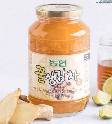 Trà Gừng Mật Ong Masilraon 1kg - Giải Cảm, Ấm Cúng, Thức Uống Tự Nhiên Chữa Lạnh, Thơm Ngon