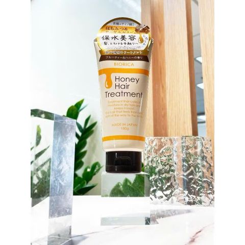 (Nhật) Kem Ủ Tóc Botanical Giảm Gãy Rụng Suôn Mượt Tóc Natural Treatment Honey Hair Treatment
