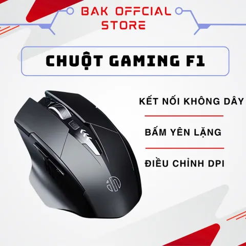 Chuột gaming không dây sạc pin BAK inphic F1S cho game chơi game