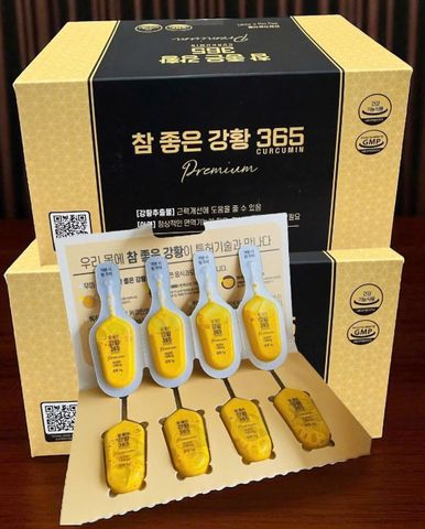 Tinh Nghệ Nano 365 Curcumin Premium Ji Chang-Wook (32 Tép) - Giải Độc, Tốt Tiêu Hóa, Hỗ Trợ Sức Khỏe Tối Ưu
