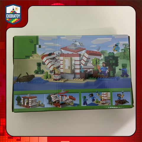 [CÓ SẴN] Mô hình đồ chơi Thế giới My World Pháo Đài TNT Trong Rừng - LELE BROTHER 31005