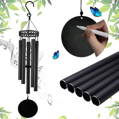 Chuông gió phong thuỷ nhạc thiền cao cấp size 80 cm, chuông gió treo cửa chữa lành, trị liệu 432HZ