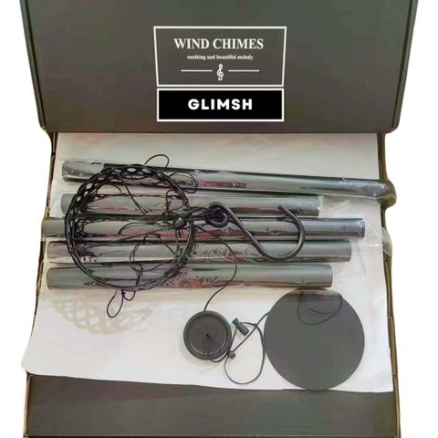 Chuông gió phong thuỷ nhạc thiền cao cấp size 80 cm, chuông gió treo cửa chữa lành, trị liệu 432HZ