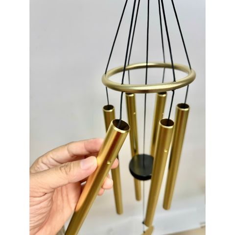 Chuông gió phong thủy nhạc thiền size 95 cm cao cấp âm trong mới, chuông chùa, chuông treo cửa