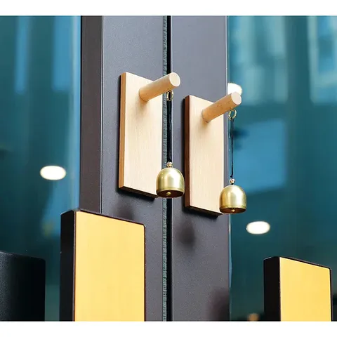 Chuông Gió Gỗ Treo Cửa Chuông cửa, chuông báo khách trang trí nhà cửa, văn phòng decor