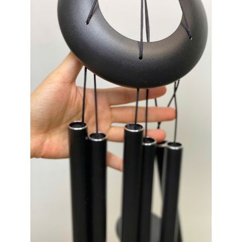 (Tặng quà) Chuông gió phong thuỷ nhạc thiền âm trầm 6 thanh cao cấp 92cm, chuông gió chữa lành, trị liệu 432Hz