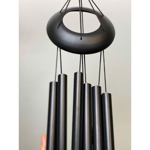 (Tặng quà) Chuông gió phong thuỷ nhạc thiền âm trầm 6 thanh cao cấp 92cm, chuông gió chữa lành, trị liệu 432Hz