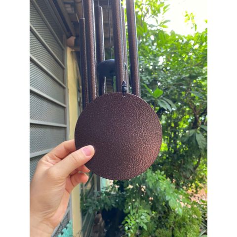 Chuông gió phong thuỷ nhạc thiền 6 thanh lớn 92 cm cao cấp, trang trí sân vườn và ban công
