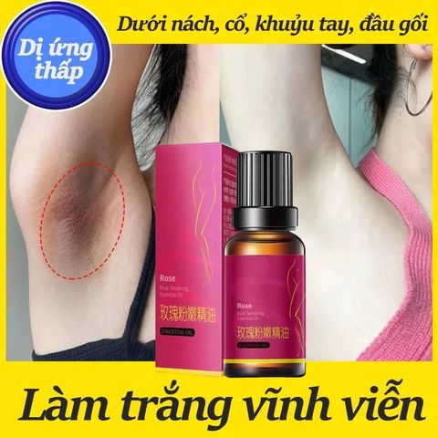 Tinh dầu tẩy trắng da dưỡng ẩm Tinh dầu làm trắng vùng da dưới cánh tay Vùng kín Làm trắng đầu gối/khuỷu tay