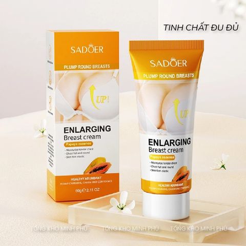 Kem Nở Ngực Upsize Tăng Vòng 1 Tinh Chất Đu Đủ Và Dầu Dừa Breast Cream 60G Nâng Ngực Nở Nang Săn Chắc