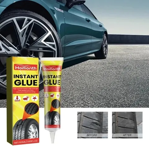 Keo Dán Vá Lốp, Sửa Lốp Nứt, Vết Rách Lốp Cho Ô tô, Xe Máy Bền Chắc Như Mới, Đàn Hồi Cao, Chịu Nhiệt Tốt