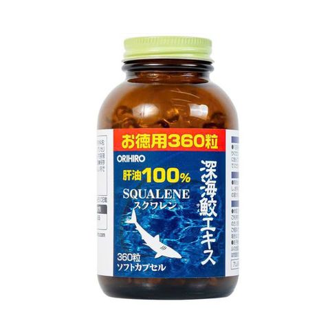 (Nhật) Viên Uống Dầu Gan Cá  Orihiro Squalene Hỗ Trợ Bổ Não Sáng Mắt