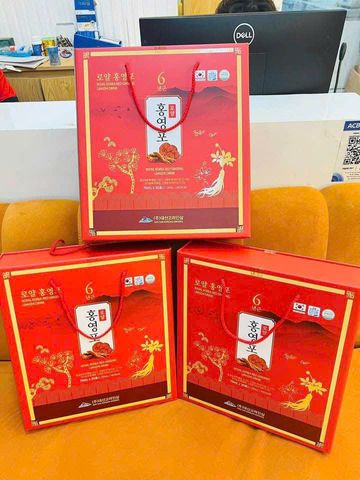 Nước Hồng Sâm Linh Chi Daesan 70ml x 30 Gói - Tăng cường sức đề kháng, Bổ dưỡng sức khỏe tự nhiên