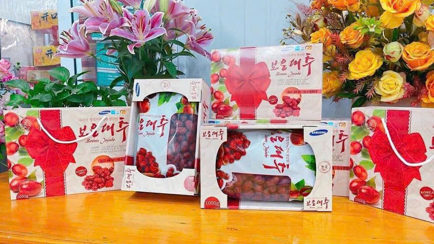 Táo Đỏ Ông Già Hàn Quốc Samsung Boeun Jujube 1kg - Fod Khỏe Mạnh, Giải Độc, Bổ Dưỡng Tự Nhiên Cho Sức Khỏe Người Dùng