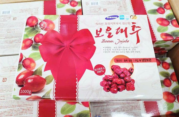 Táo Đỏ Ông Già Hàn Quốc Samsung Boeun Jujube 1kg - Fod Khỏe Mạnh, Giải Độc, Bổ Dưỡng Tự Nhiên Cho Sức Khỏe Người Dùng