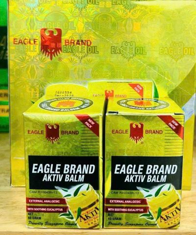 Dầu Xoa Bóp Cù Là Vàng Aktiv Con Ó - Giảm Đau Nhức, Tăng Cường Sức Khỏe, Ấm Cơ Thể