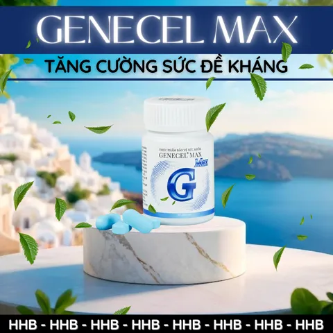 Genecel Max - Thực phẩm hỗ trợ tăng cường sức đề kháng