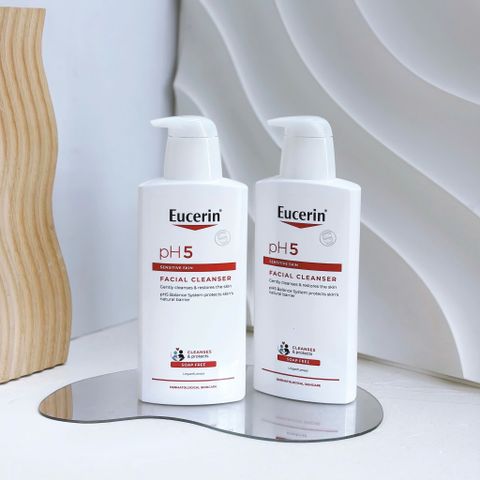(Hàng CTY) Sữa Rửa Mặt Dành Cho Da Nhạy Cảm Eucerin Ph5 Facial Cleanser 400ML - Nana Shop