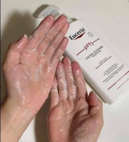 (Hàng CTY) Sữa Rửa Mặt Dành Cho Da Nhạy Cảm Eucerin Ph5 Facial Cleanser 400ML - Nana Shop