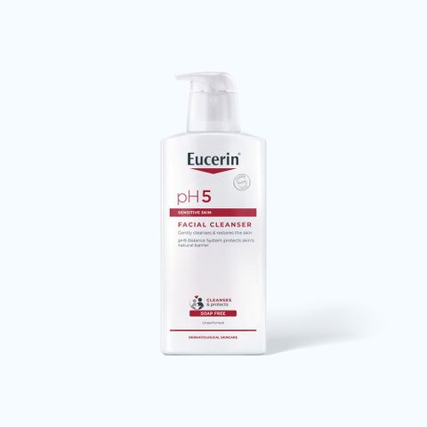 (Hàng CTY) Sữa Rửa Mặt Dành Cho Da Nhạy Cảm Eucerin Ph5 Facial Cleanser 400ML - Nana Shop