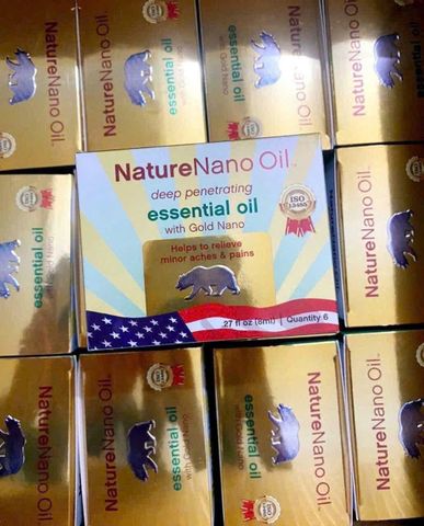 Dầu Xoa Bóp Con Gấu Naturenano Oil 8ml - Giảm Đau, Thư Giãn Nhanh Chóng, Sản Phẩm Chăm Sóc Sức Khỏe Tự Nhiên