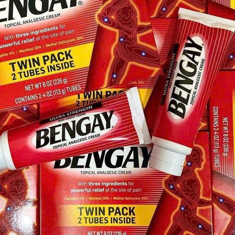 Set 2 Kem Xoa Bóp Giảm Đau Bengay Ultra Strength 113g – Giảm Đau Nhanh, Làm Ấm Cơ Bắp, Sản Phẩm Chăm Sóc Sức Khỏe