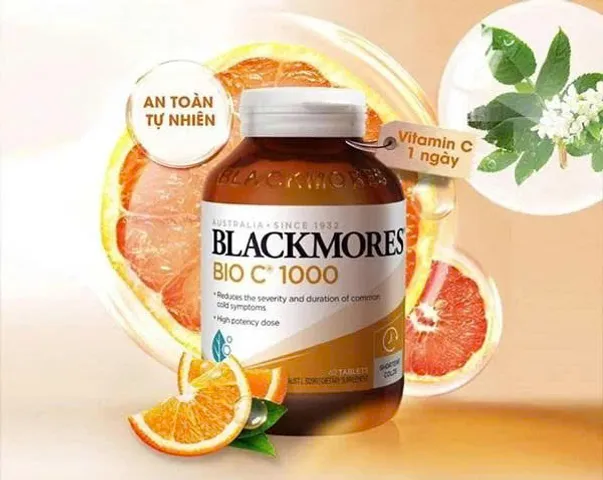 Viên Uống Bổ Sung Vitamin C Blackmores Bio C 1000mg Lọ 31 Viên