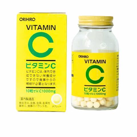(Nhật) Viên uống Vitamin C Orihiro Hỗ Trợ Sáng Da Tăng Đề Kháng