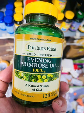 Viên uống tinh dầu hoa anh thảo Puritan's Pride 500mg_1000mg_1300mg - Cân bằng nội tiết tố, cải thiện sức khỏe nữ giới, làm đẹp da và tóc
