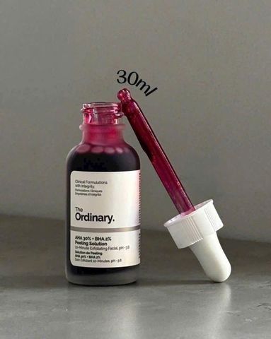 Tinh Chất The Ordinary AHA 30% + BHA 2% Peeling 30ml – Tẩy Da Chết Sâu, Làm Mờ Thâm Nám, Dưỡng Da Mặt Chuyên Sâu