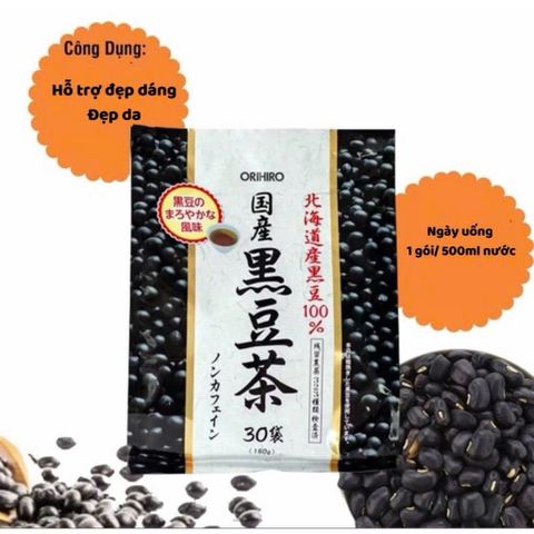 (Nhật) Trà đậu đen hỗ trợ thanh lọc cơ thể làm đẹp da Orihiro