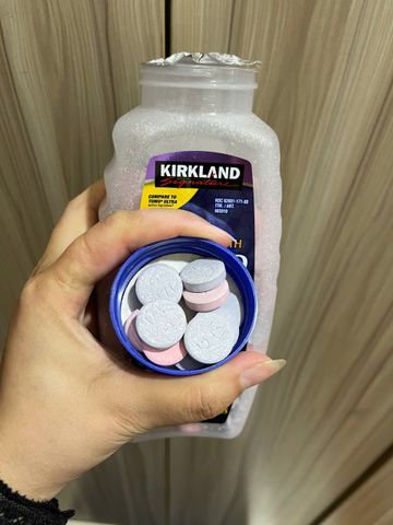 Viên nhai chống trào ngược, kháng axit Kirkland Signature Ultra Strength Antacid, hộp 265 viên - Hàng Mỹ
