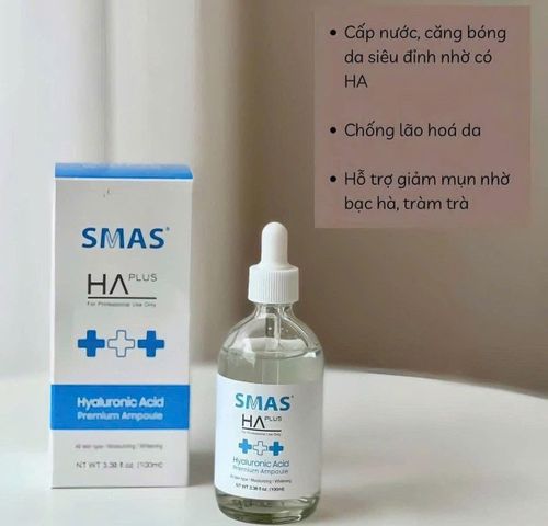 Serum SMAS HA Hyaluronic Acid 100ml – cấp nước, làm mịn da