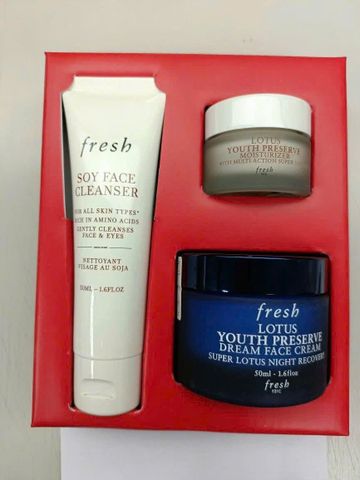 Set Dưỡng Ẩm Ngày & Đêm Fresh - Chăm Sóc Da Mặt, Làm Mềm Da, Hydration Essentials cho Làn Da Khỏe Mạnh