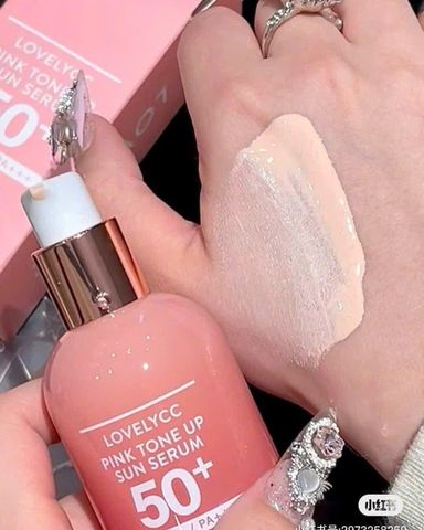 Kem Chống Nắng LovelyCC Pink Tone Up SPF 50 – Nâng Tông Hồng Nhẹ, Bảo Vệ Da Tối Đa, Dưỡng Da Mặt 30g
