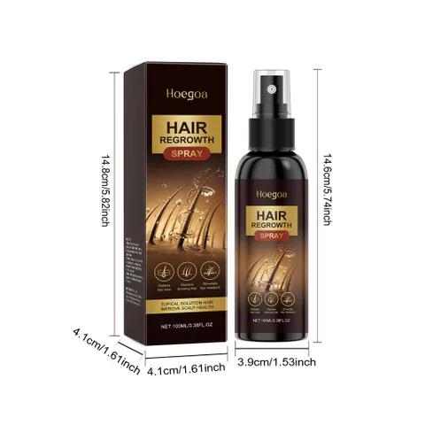Xịt Kích Thích Mọc Tóc Nhanh 100ML- Phục Hồi Nang Tóc, Giảm Rụng Tóc