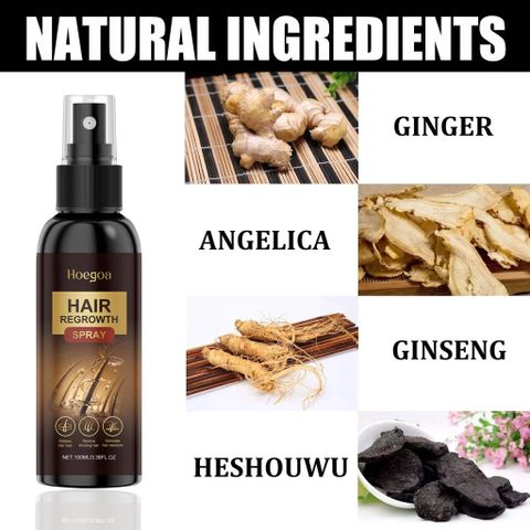 Xịt Kích Thích Mọc Tóc Nhanh 100ML- Phục Hồi Nang Tóc, Giảm Rụng Tóc