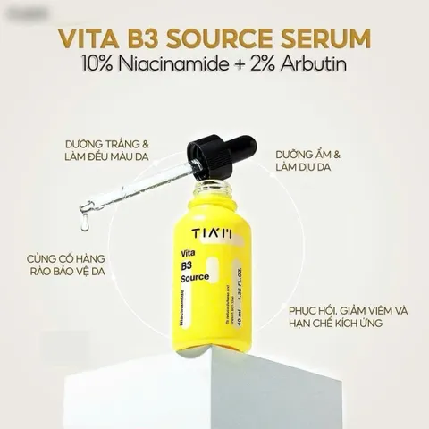 Serum Tia'm B3 Source – dưỡng trắng, mờ thâm