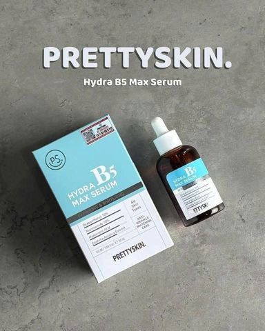 (Sales) Serum Pretty Skin Hydra Max B5 50ml - Dưỡng ẩm và phục hồi da chuyên sâu, sản phẩm làm đẹp lý tưởng cho làn da khỏe mạnh Chính hãng