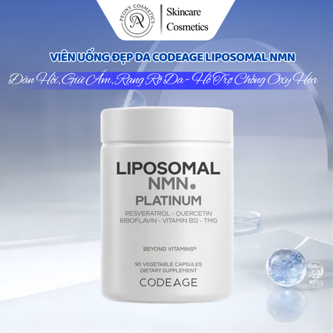 Viên Uống Đẹp Da Codeage Liposomal NM Platinum - Cải Thiện Độ Đàn Hồi, Giữ Ẩm, Rạng Rỡ Da Tự Nhiên, Hỗ Trợ Chống Oxy Hóa