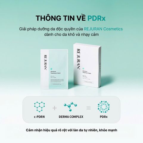 Mặt Nạ Rejuran Moisture Treatment Mask hộp 5 miếng- dưỡng ẩm phục hồi cho làn da săn chắc đàn hồi da nhập khẩu chính hãng