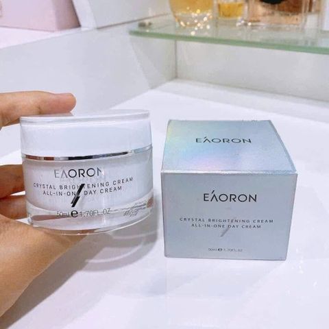 Kem Dưỡng Trắng Da Eaoron Crystal White 50ml - Kem Sáng Da Chăm Sóc Da Mặt Hiệu Quả, Ngừa Lão Hóa, Làm Sáng Tông Màu Da
