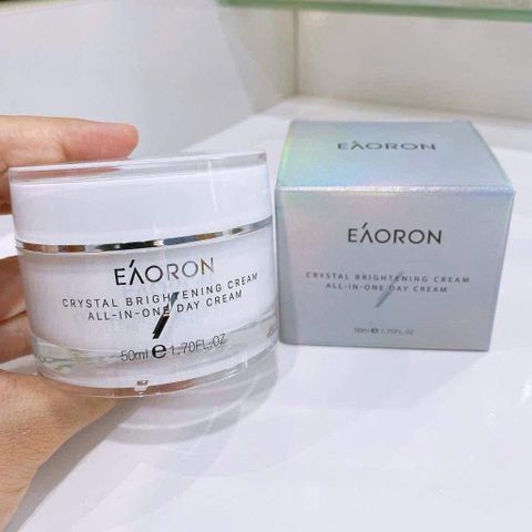 Kem Dưỡng Trắng Da Eaoron Crystal White 50ml - Kem Sáng Da Chăm Sóc Da Mặt Hiệu Quả, Ngừa Lão Hóa, Làm Sáng Tông Màu Da