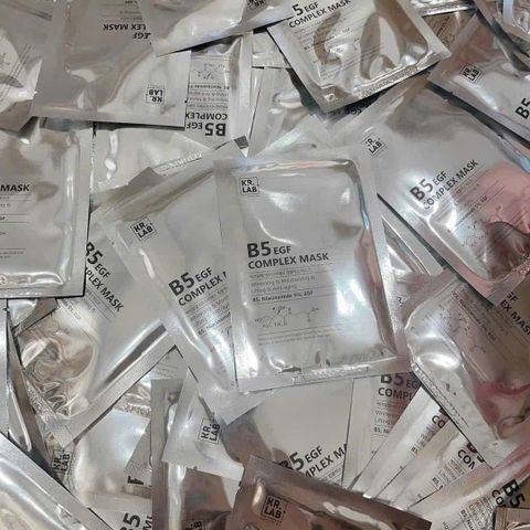 Set 10 Mặt Nạ Kr.Lab EGF B5 - Phục Hồi Da, Cấp Ẩm Dưỡng Da Mềm Mại, Làm Sáng Màu Da