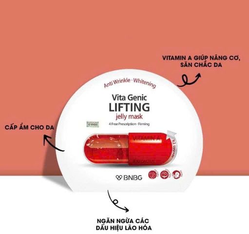 Set 10 mặt nạ Banobagi Vitamin A (đỏ) – nâng cơ, săn chắc