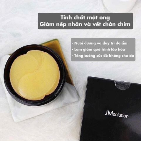 Mặt nạ mắt JMsoultion Honey Propolis Eye Patch 90g - Dưỡng ẩm, giảm nhăn và làm sáng da vùng mắt